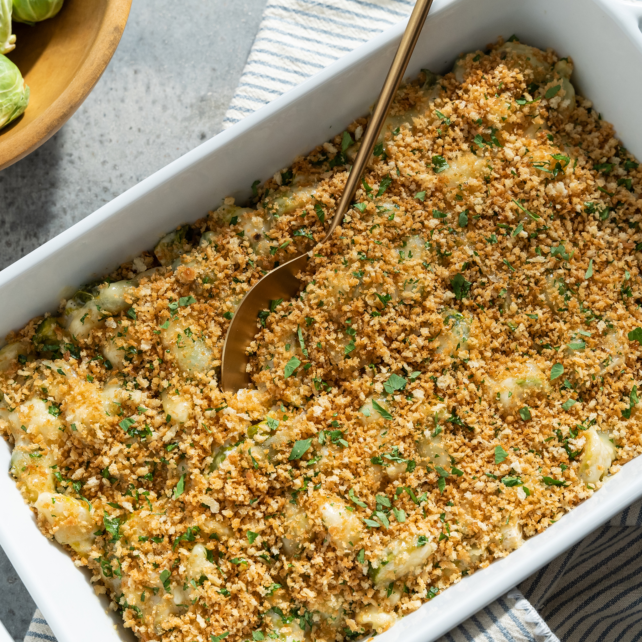Joanna Gaines' Brussels Sprouts Gratin