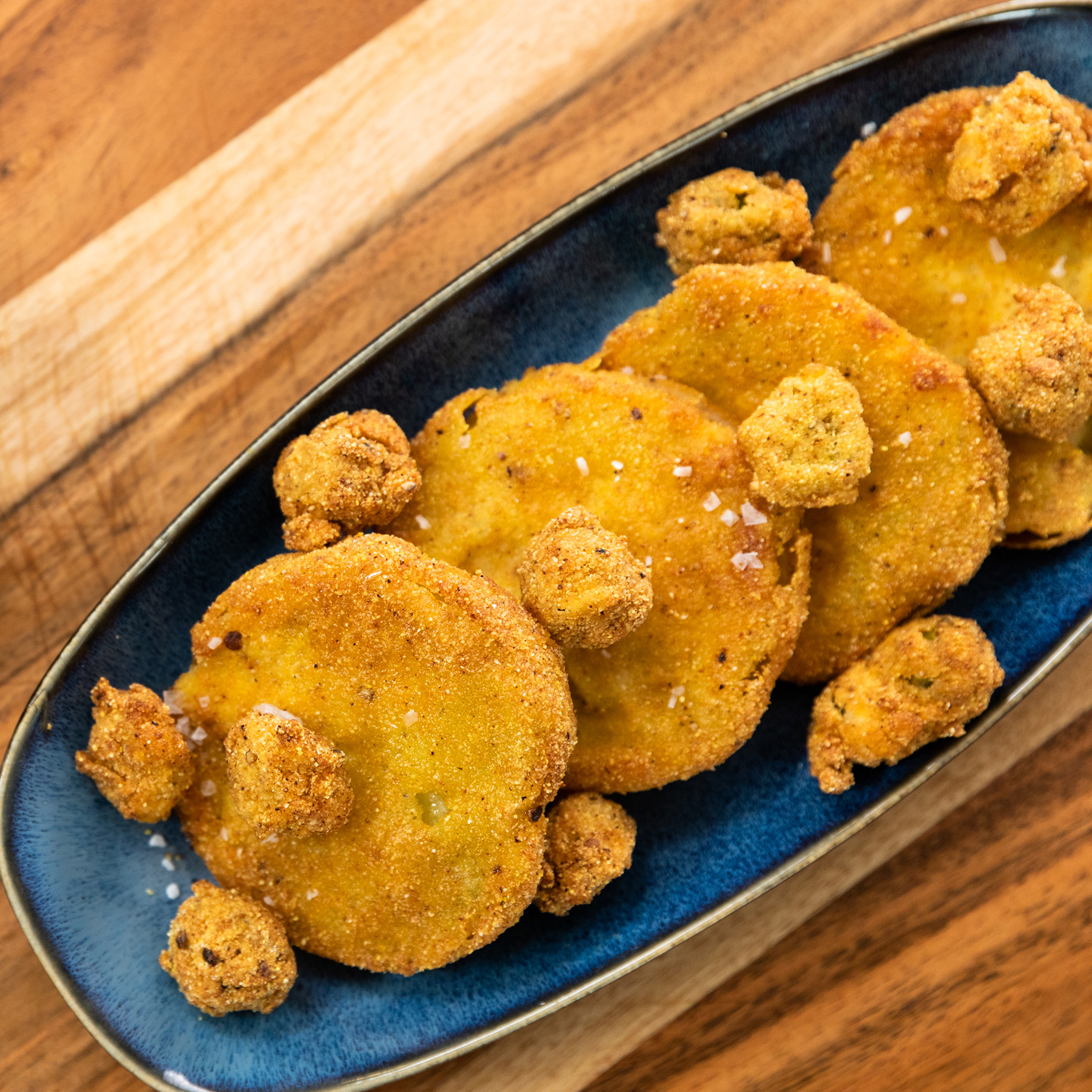 Millie Peartree's Fried Okra and Fried Green Tomatoes