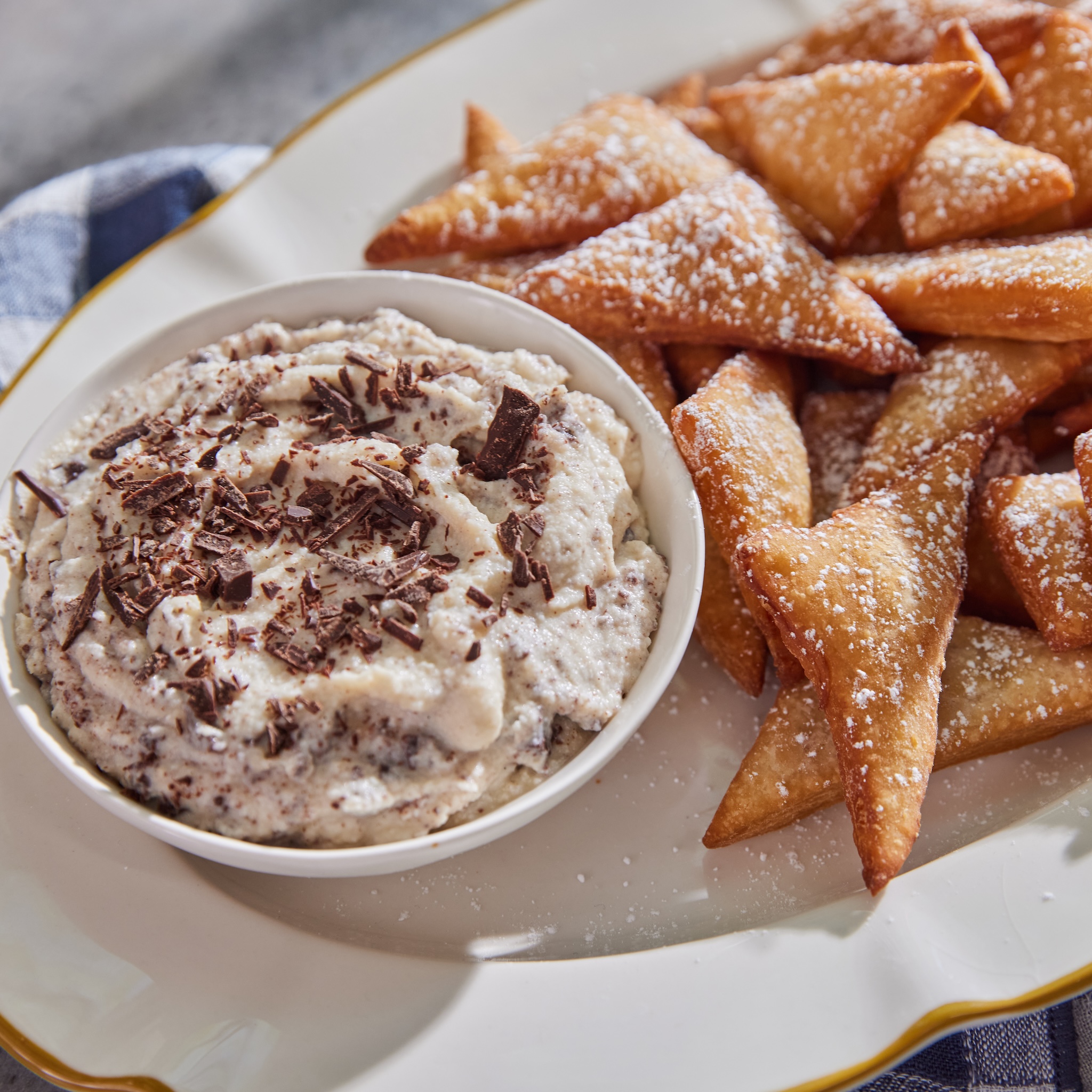 Joanna Gaines' Cannoli Dip + Chips