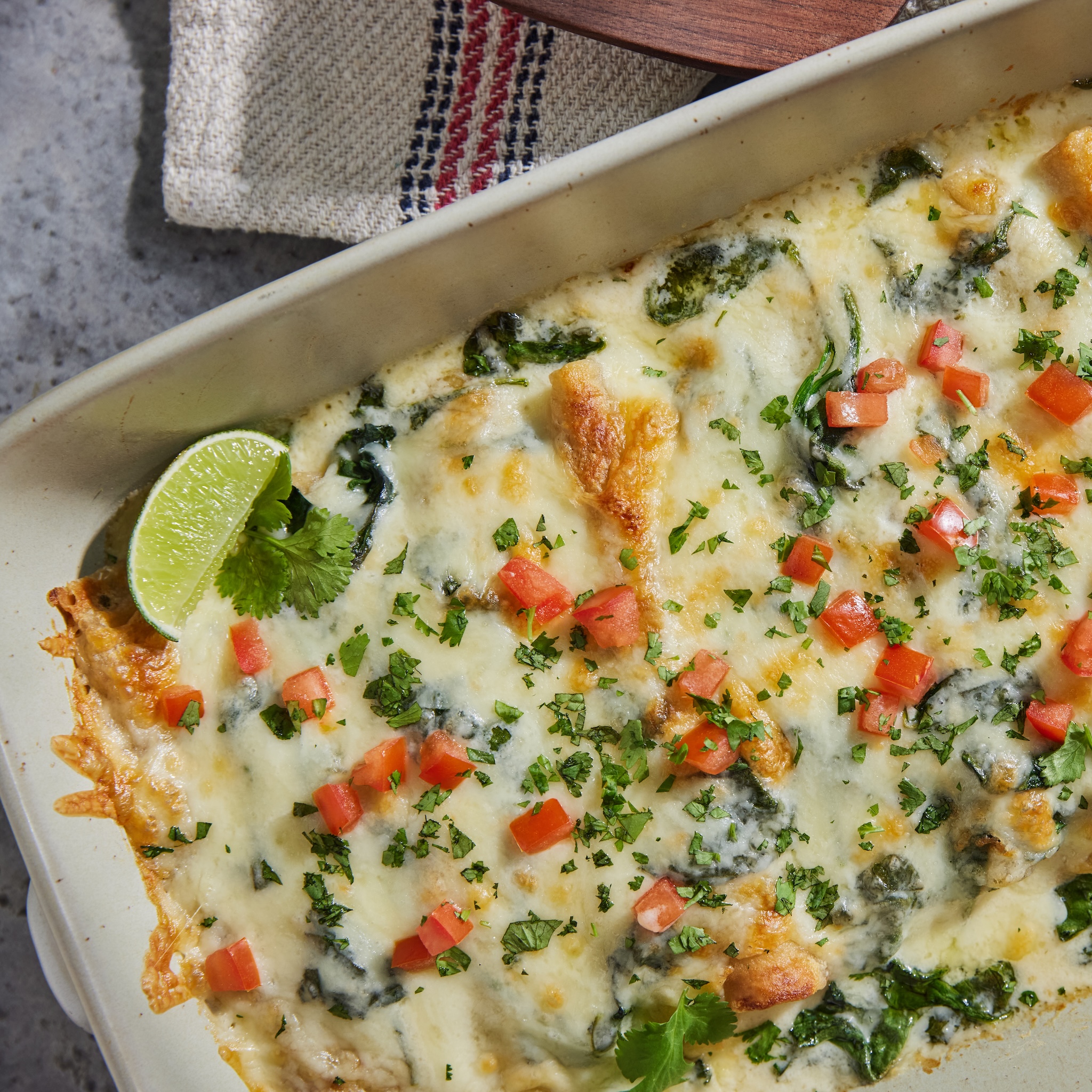 Joanna Gaines' Spinach Enchiladas