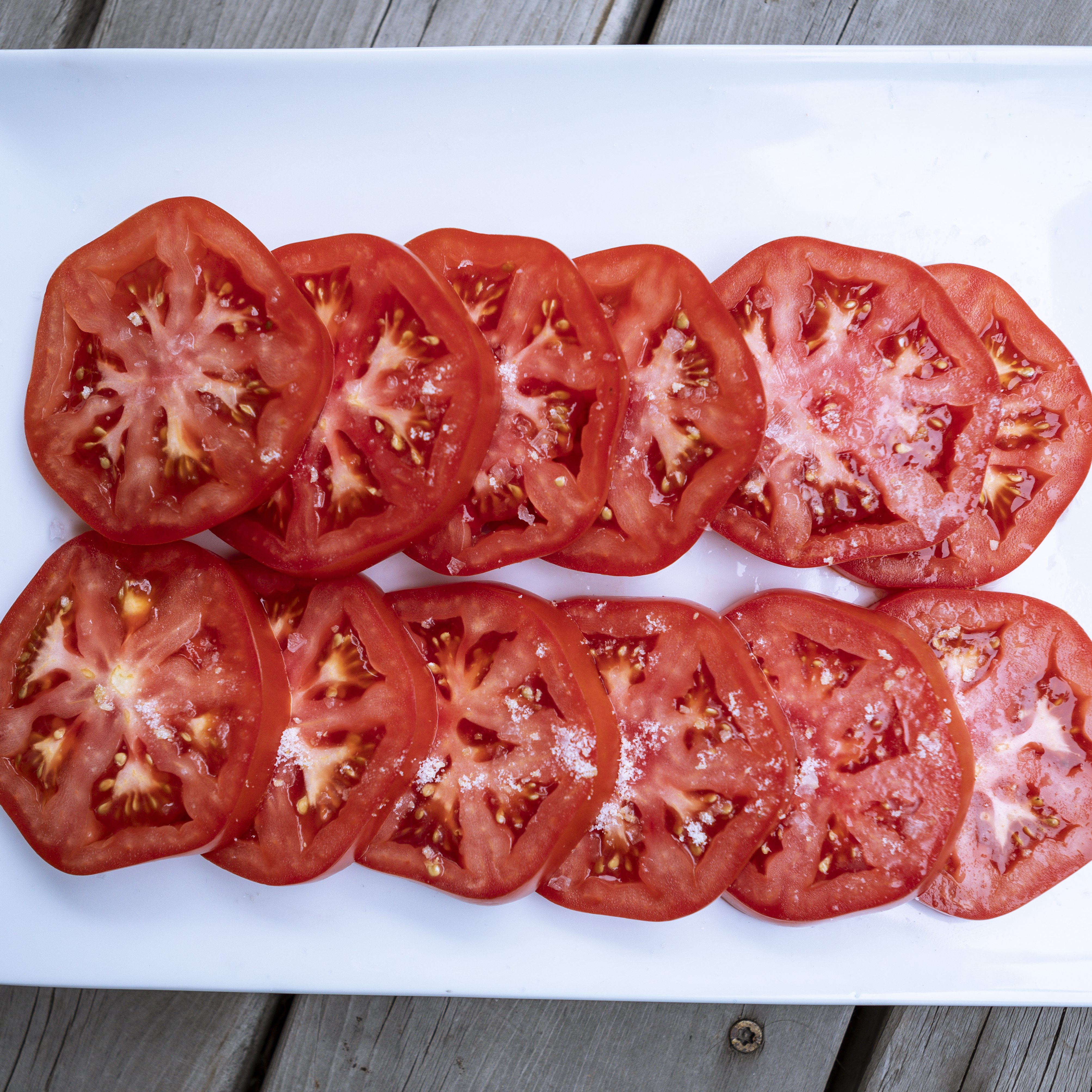 Annie Starke's Sliced Tomatoes with Sea Salt and Onion Sugar
