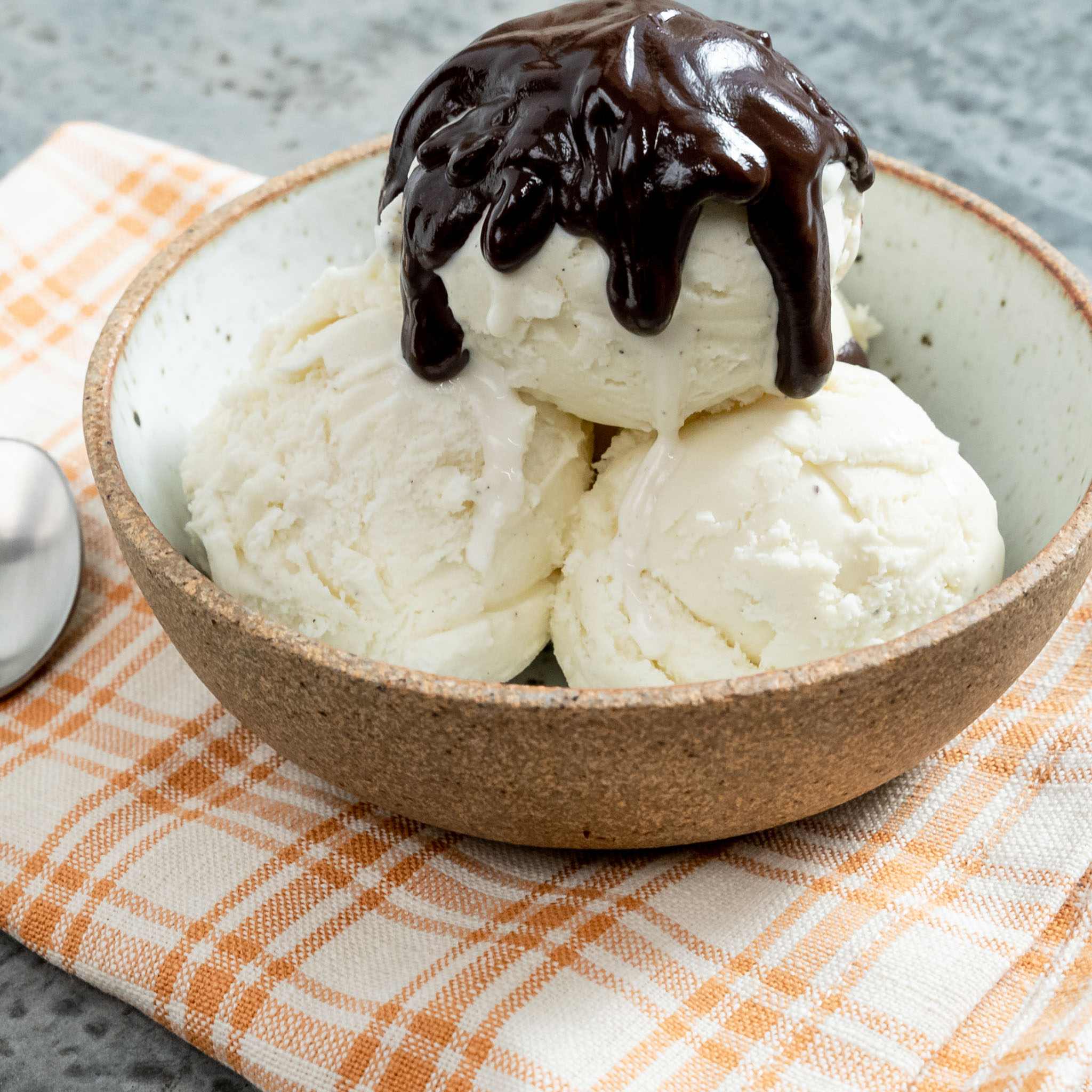 Joanna Gaines' Homemade Ice Cream and Chocolate Sauce