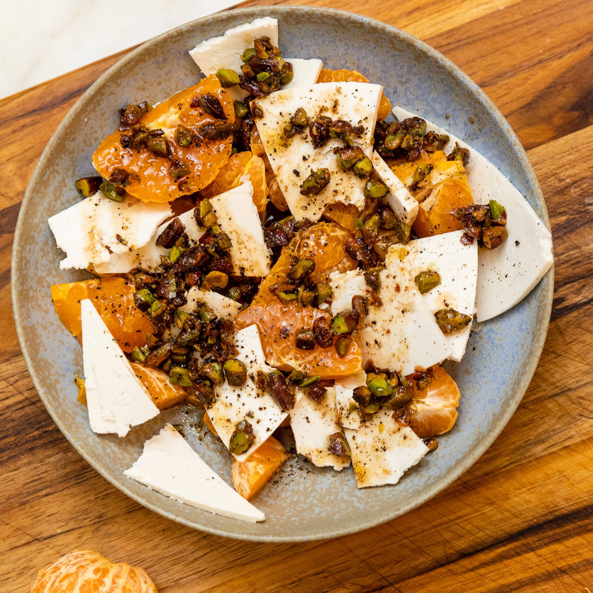 Carla Lalli Music's Clementines and Pistachios with Ricotta Salata