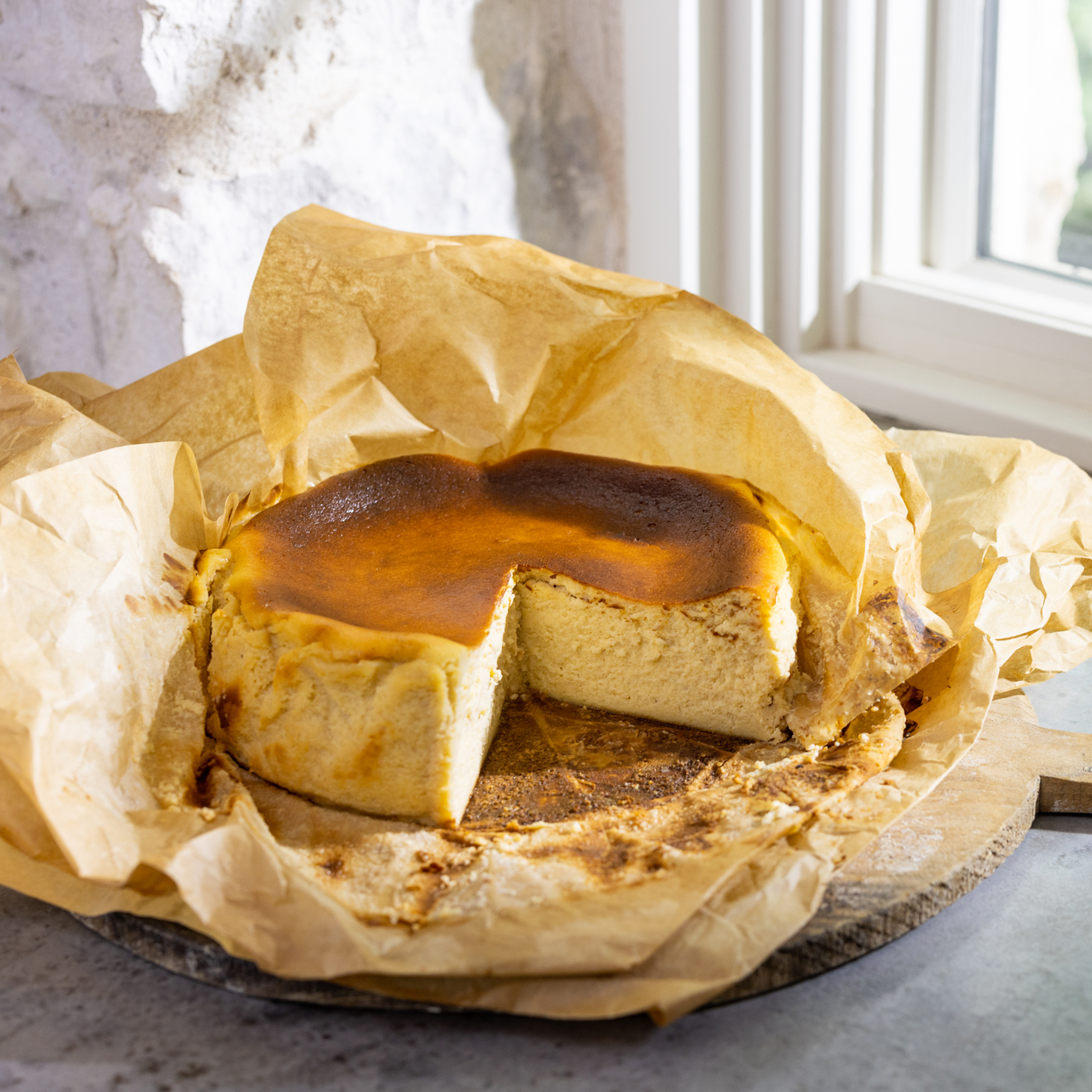 Joanna Gaines' Brandied Pumpkin Basque-Style Cheesecake