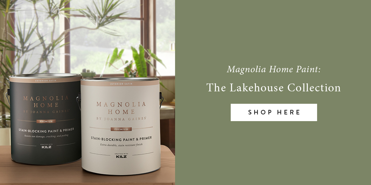 Magnolia Home Paint: The Lakehouse Collection.  Shop here.