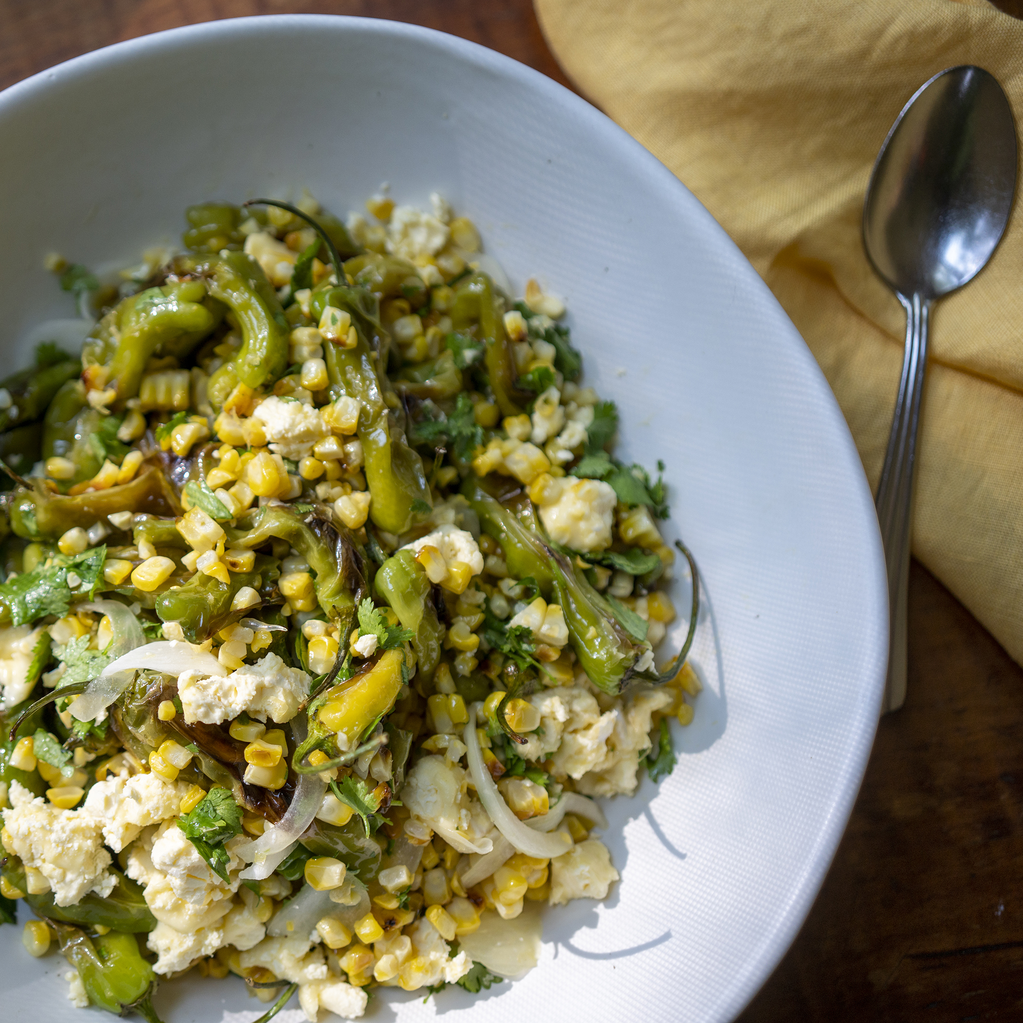 Katie Button's Roasted Pepper and Corn Salad