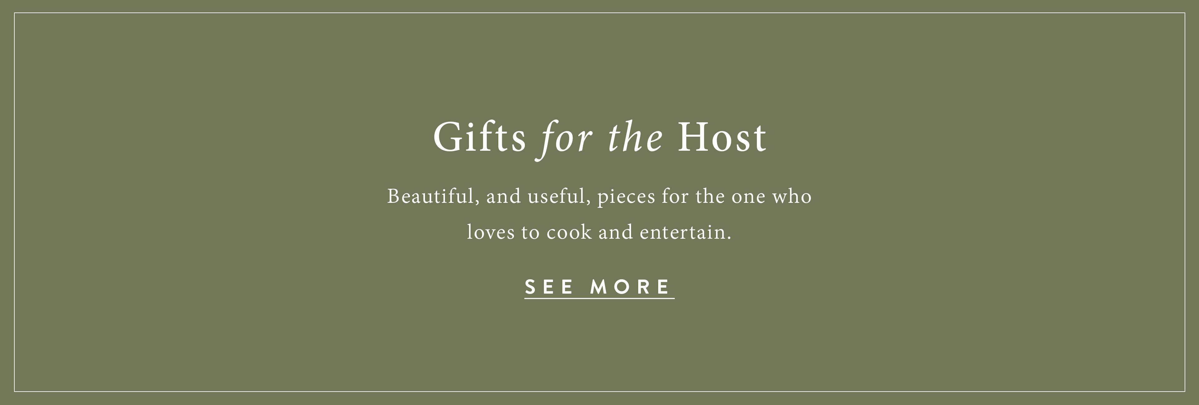 gifts for the host - beautiful, and useful, pieces for the one who loves to cook and entertain. see more. 