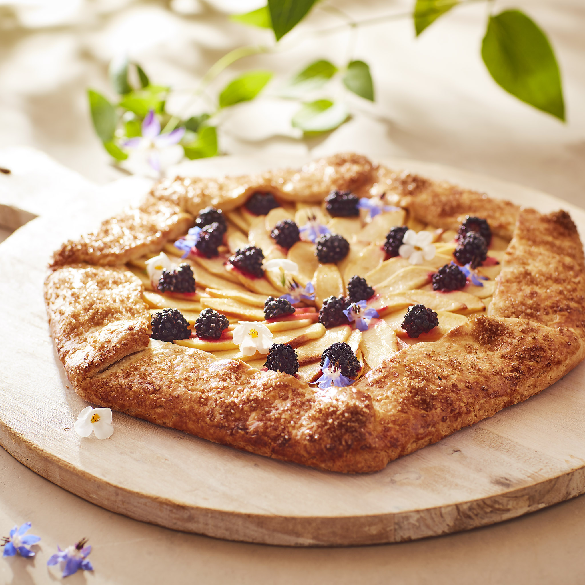 Ranch to Table Apple Blackberry Galette