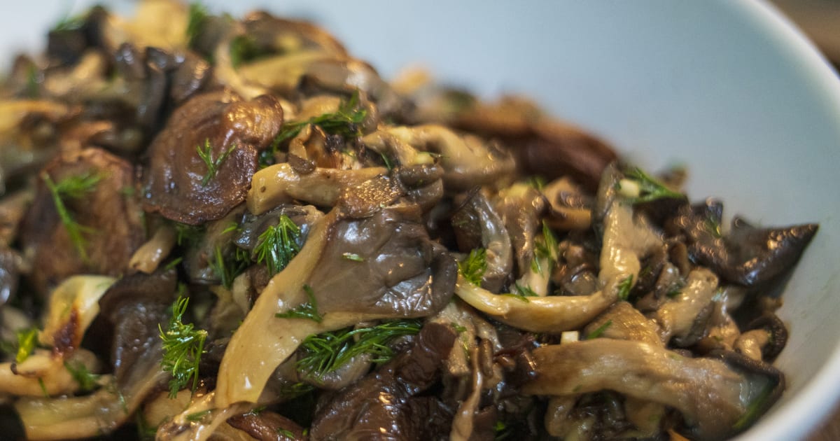 Roasted Mushrooms with Honey Vinaigrette Recipe - Magnolia