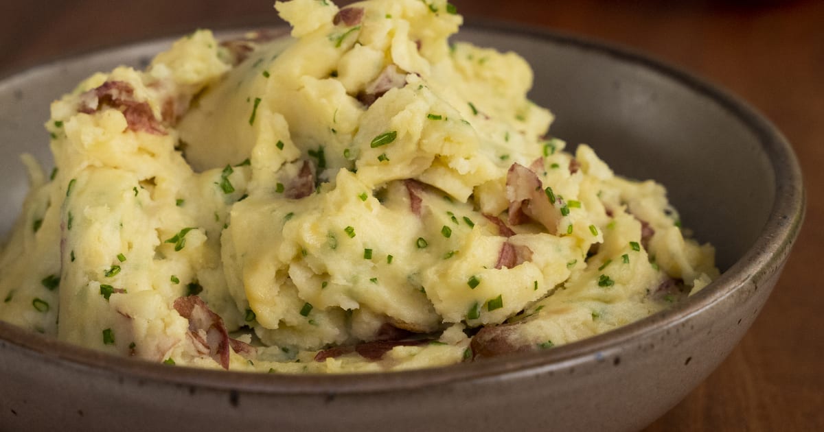 Mashed New Potatoes with Chives Recipe Magnolia