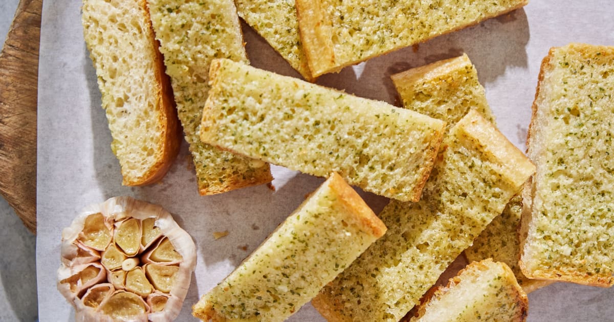 Roasted Garlic Parmesan Toast Recipe Magnolia