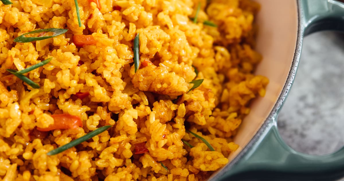 Crispy Saffron Rice Recipe - Magnolia