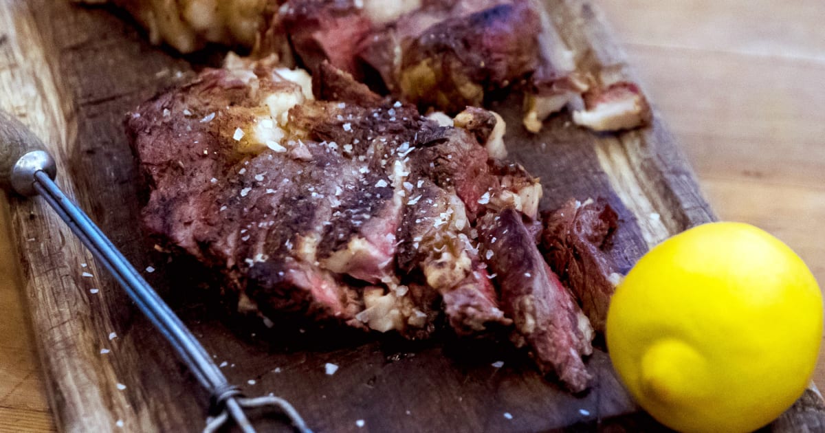 Grilled Bison RibEye Steaks Recipe Magnolia