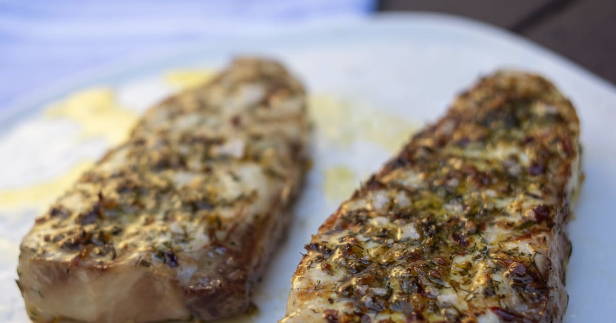 broiled bluefish broiled bluefish