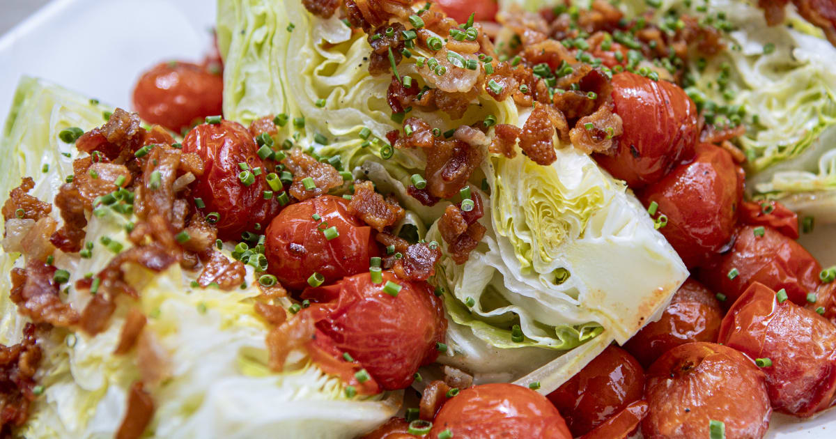 BLT Salad with Pickle Beer Dressing Recipe Magnolia