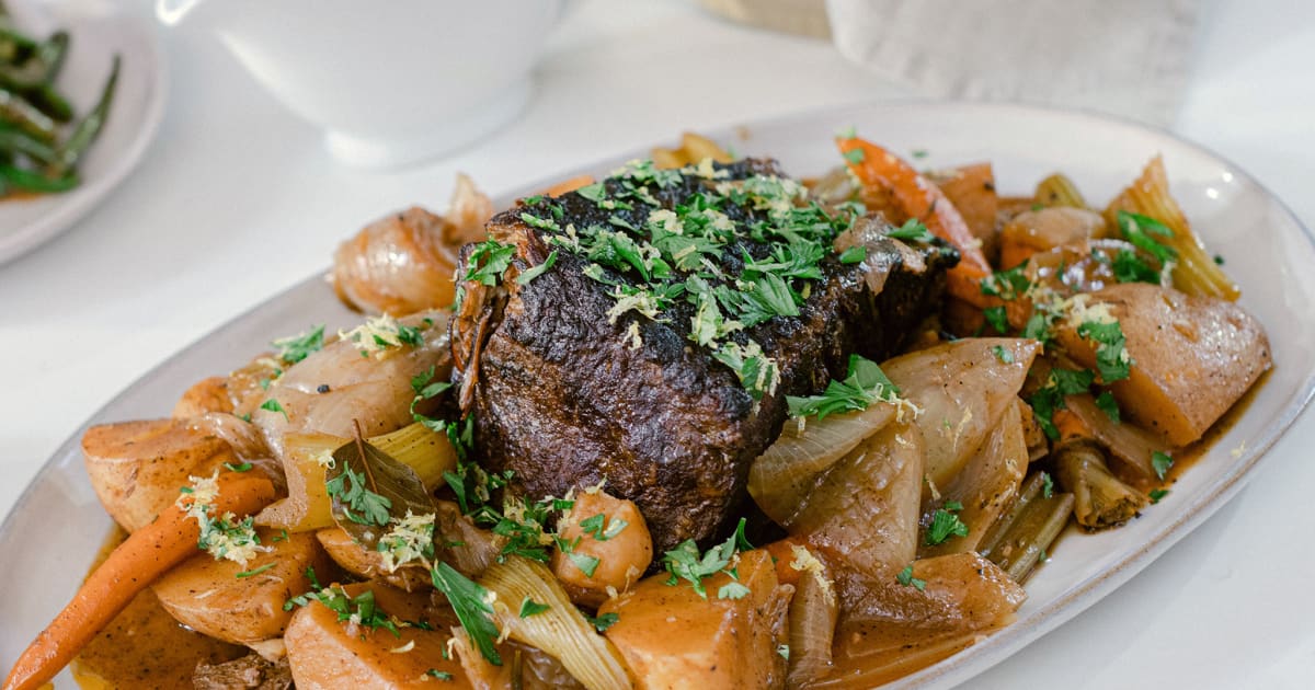 Pot Roast with Potatoes and Carrots Recipe Magnolia
