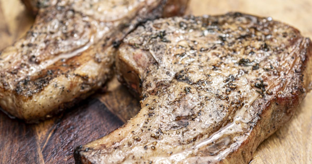 Grilled Pork Chops with Huckleberry Sauce Recipe Magnolia